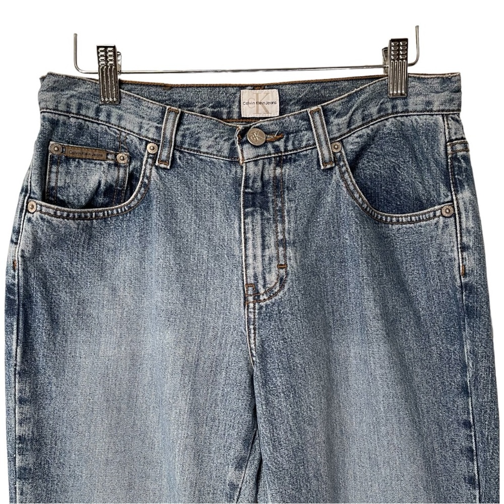 Vintage Calvin Klein Jeans Rare 90s Blue Jeans - Picture 7 of 12